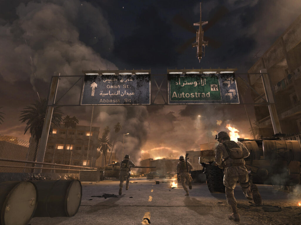 Spelets kampanj låter oss följa ett mörkt krig i olika delar av världen.